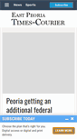 Mobile Screenshot of eastpeoriatimescourier.com